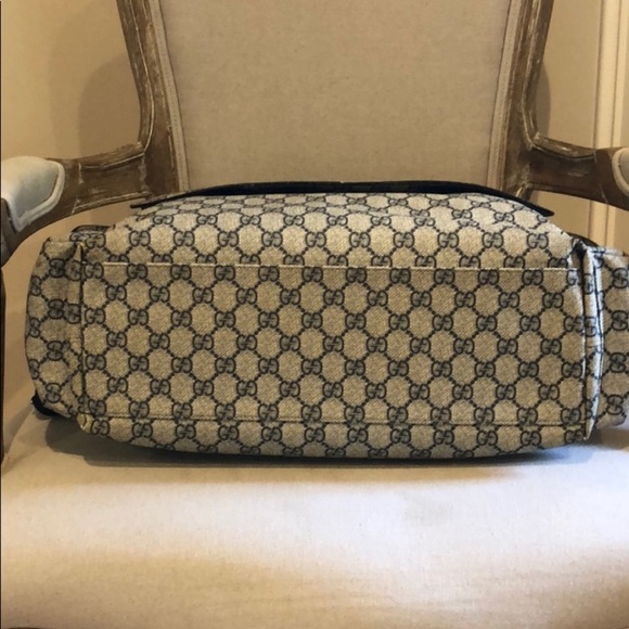 Gucci Beige and Black Baby Bag